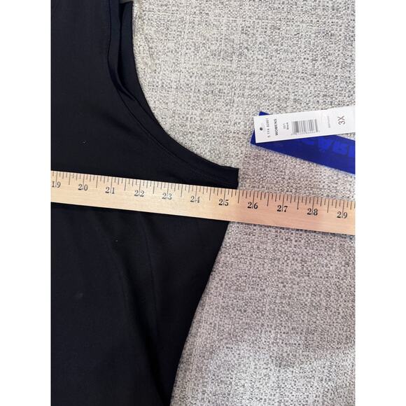 Peter Nygard Women's Black Sleeveless Tank Top Plus Size 3X - Picture 6 of 8